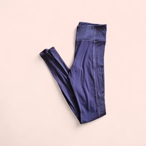 Athleta Plum Leggings — Deep Violet Activewear Medium